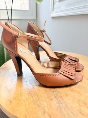 Burberry Ankle-Strap Heels